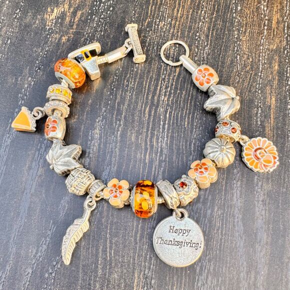 Willabee & Ward October Halloween & November Thanksgiving Bracelets Month Charms - Picture 4 of 14